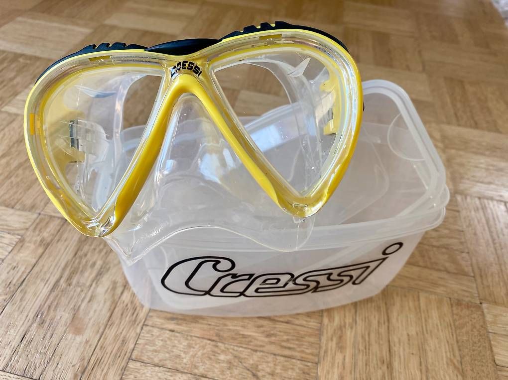 Cressi Mute per immersioni: Masque de plongée Cressi-Sub Lince – Usato da Neuchâtel venduto da duprazs 4