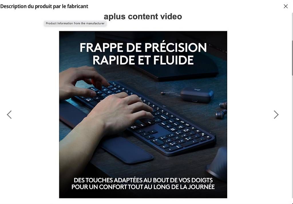 Claviers: Clavier sans fil Logitech MX Key S – D'occasion à Lavigny par ann_jlr2 1