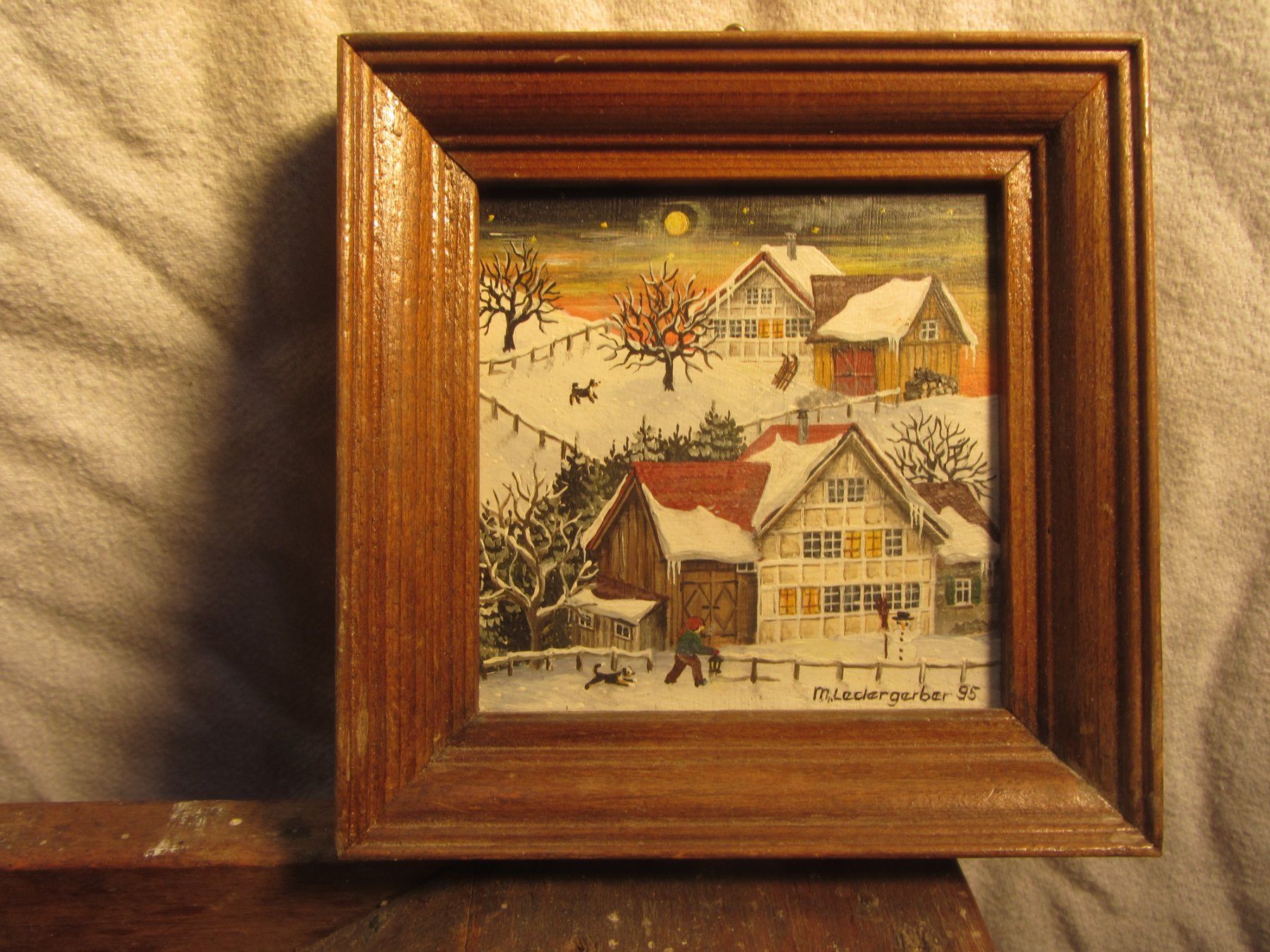 Gemälde: Bauernmalerei M. Ledergerber 95 – Gebraucht aus Wolfhalden von Quiria68 1