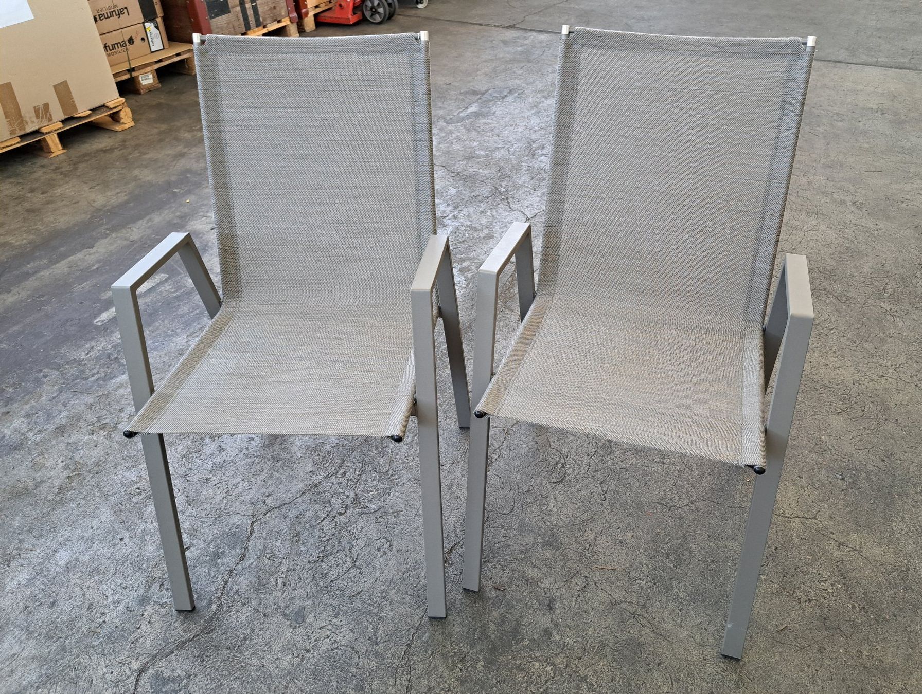 Schaffner Poltrone: 2 Stk. SCHAFFNER Stapelsessel Gartenstuhl BASEL (Ref.80/25) – Nuovo (secondo la descrizione) da Kägiswil venduto da nick333 1
