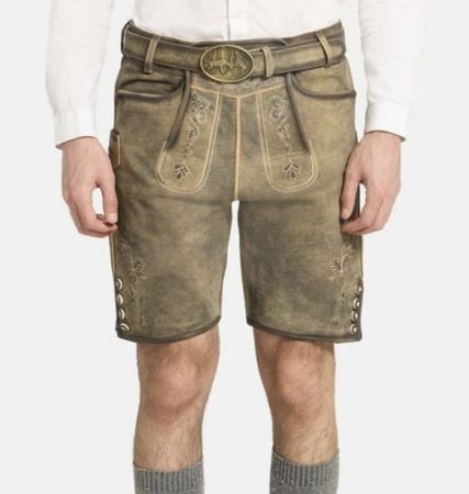 Lederhose, fabrikneu, NP sfr. 279, Grösse 50