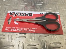 Kyosho Modellbau Lexanschere gebogen Top Qualität NEU!