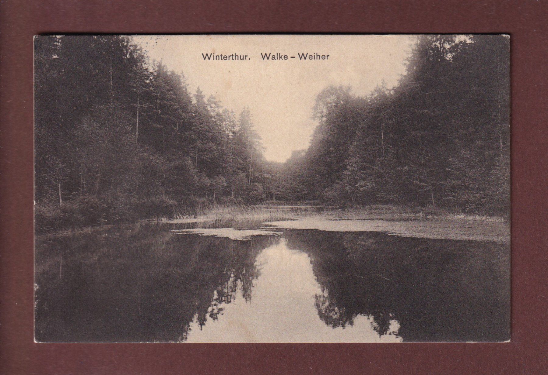 Cartoline postali: WINTERTHUR - Walke-Weiher – Usato da Pully venduto da nicecards