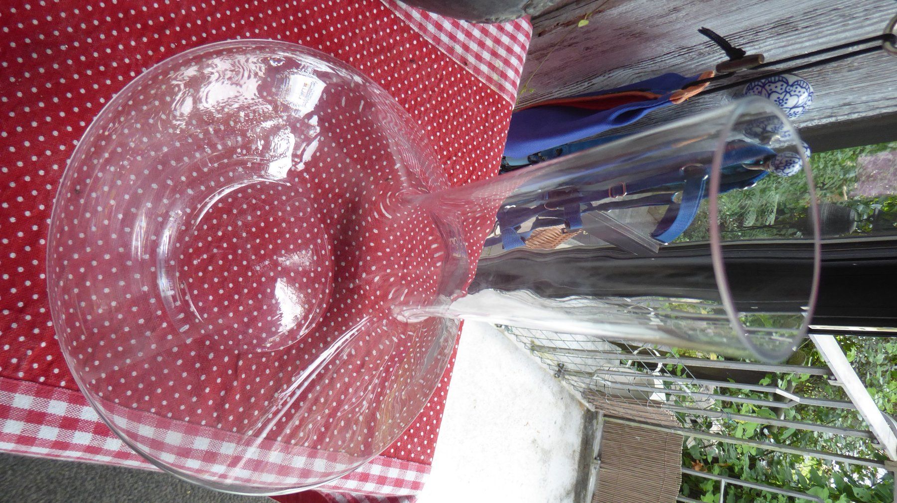 Vase & Récipients: Schöne Glas Blumenvase – D'occasion à Sargans par Benziner 1