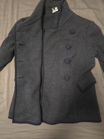 Veste Armani Homme Laine Bleu Marine Taille 46