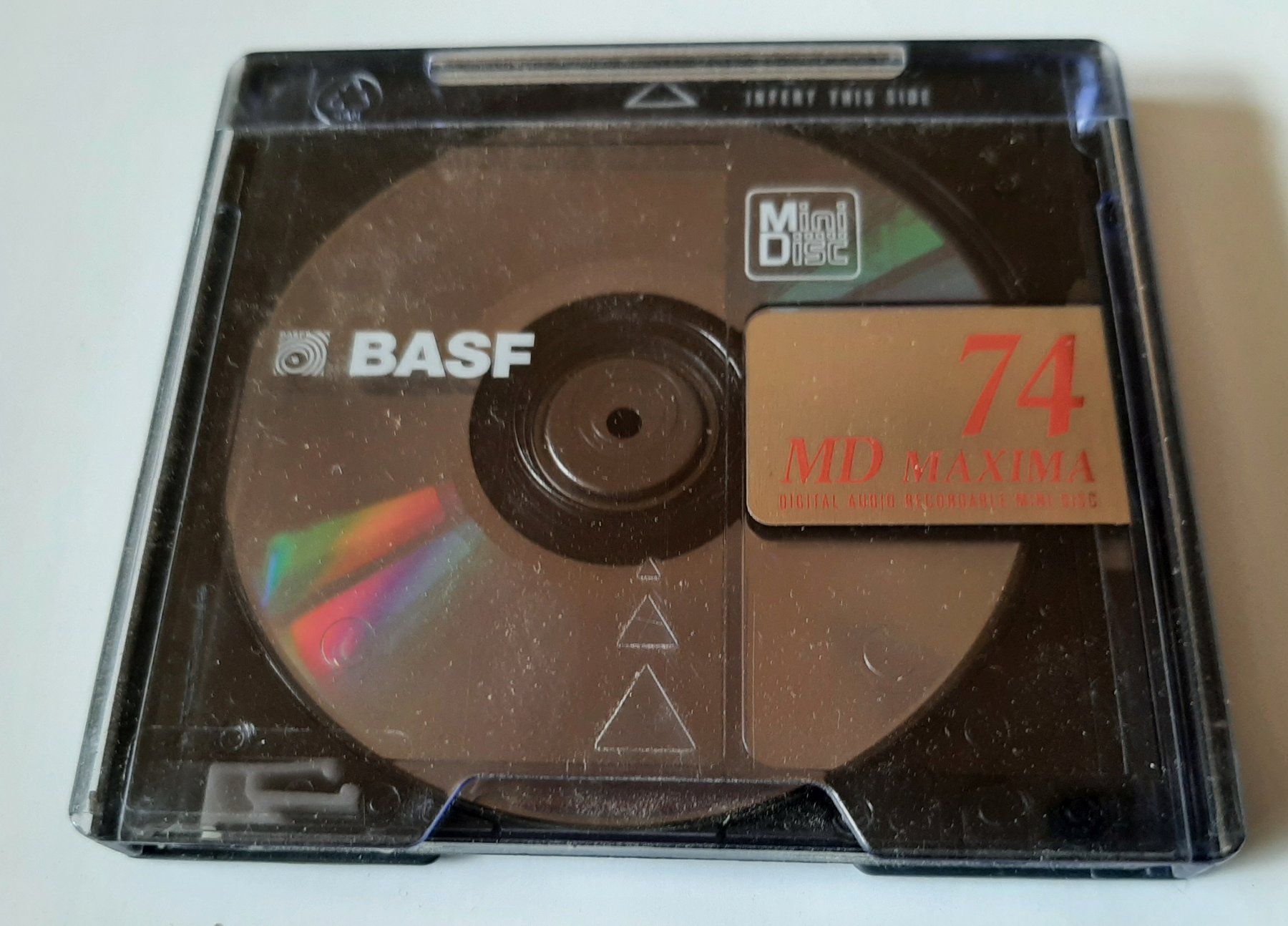 Minidisc: MiniDisc BASF MD MAXIMA 74 Made in EC Used Vintage Retro – Usato da Genève venduto da Cockattoo