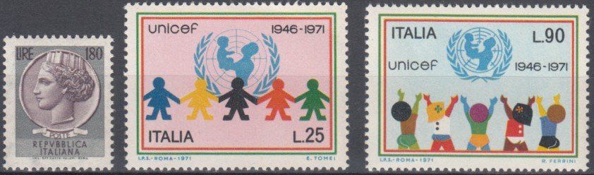 Alle Briefmarken: Italien 1971 postfrisch – Gebraucht aus Bürglen TG von StampGraf 1