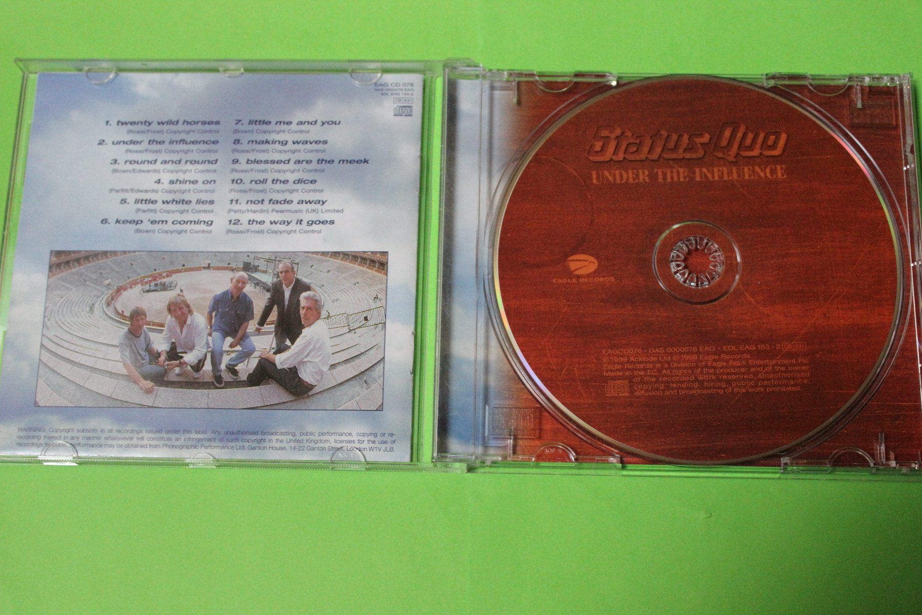 CDs: STATUS QUO - UNDER THE INFLUENCE CD 1999 – D'occasion à Tübach par JamesStone 3