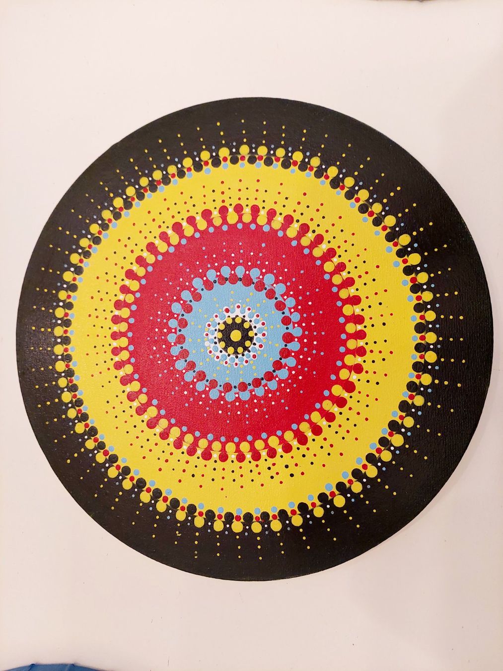 Posters & Illustrations: Rundes Handgemaltes Bild – Neuf (Voir description) à Basel par ideenhaus 2