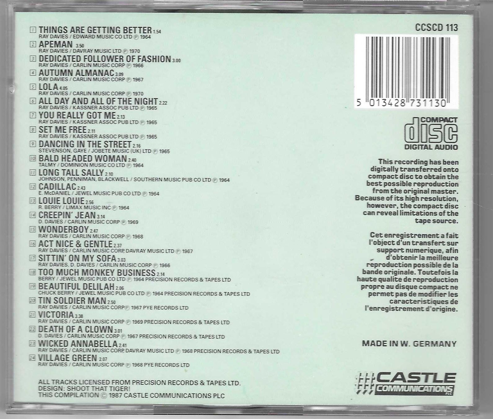 CD: THE KINKS  -  THE COLLECTION – Usato da Bex venduto da Giorgiob 1
