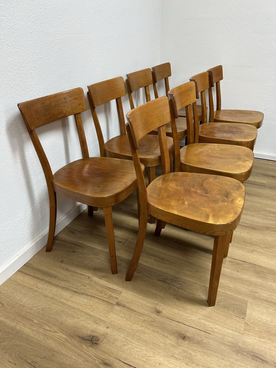 Horgen Glarus Sedie: 8er Set Horgen Glarus Beizenstühle – Usato da Basel venduto da MoebelSackmann 1