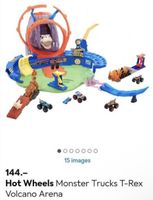 Hot Wheels Monster Trucks T-Rex Volcano Arena