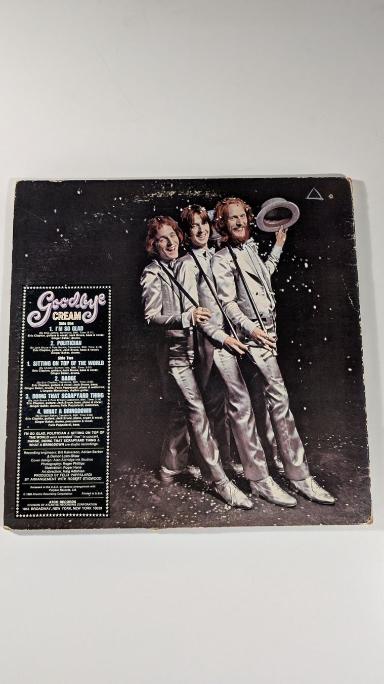 Vinyles: Cream - Goodbye – D'occasion à Baar par Arthur_Fooksayk 2