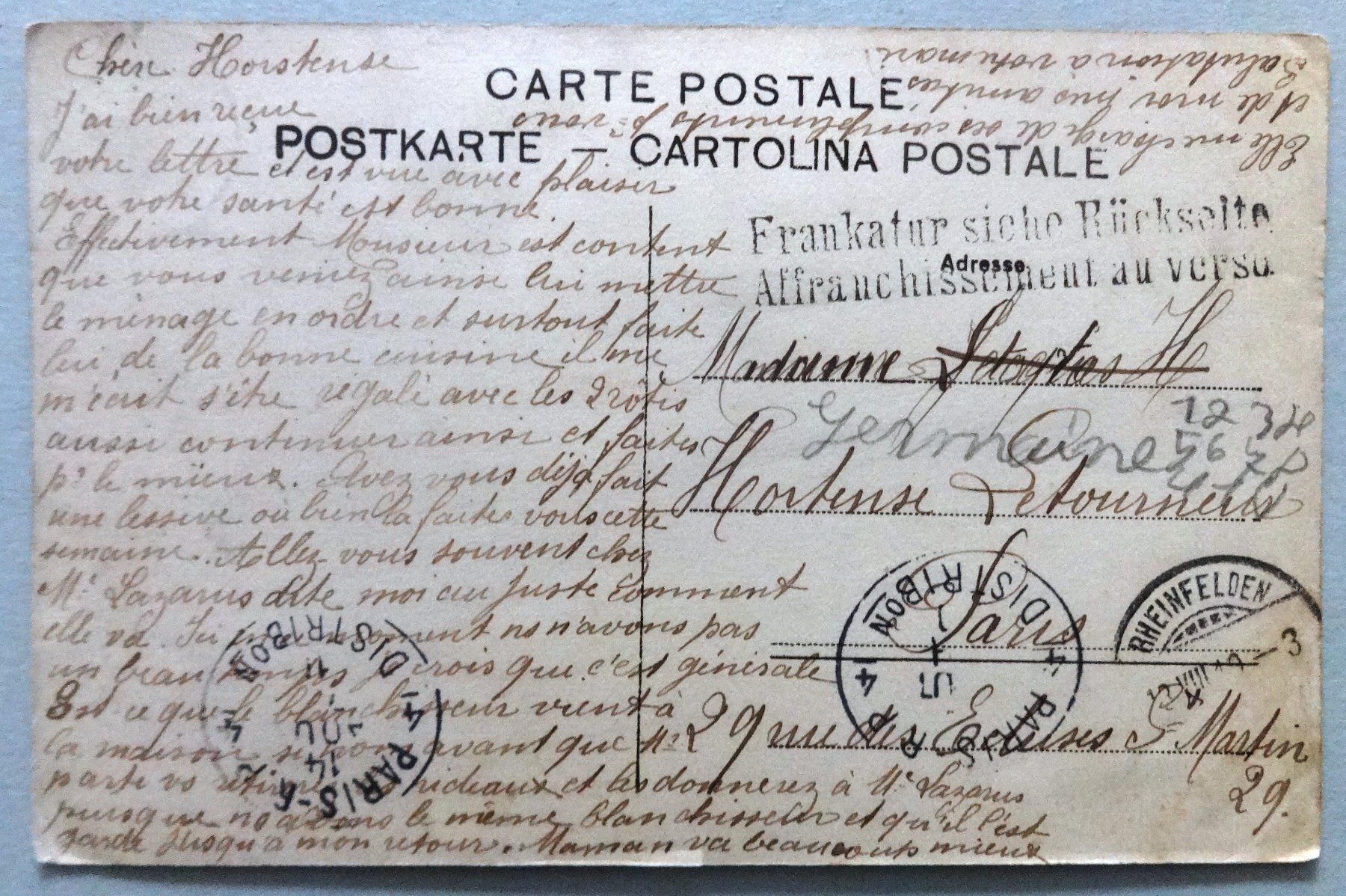 Cartes postales: Rheinfelden – D'occasion à Fétigny par Billy2miny 1