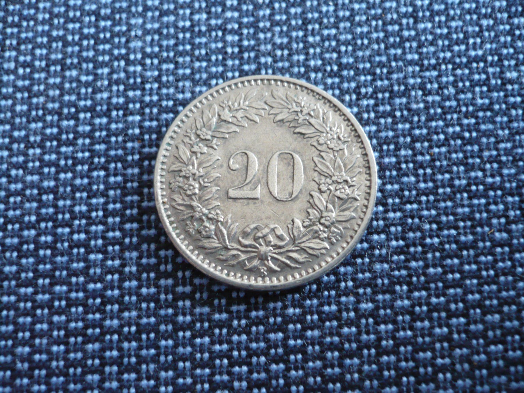 Toutes les monnaies: 20 Rappen 1967 – D'occasion à Winterthur par kormorans 1
