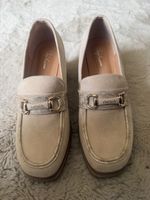 Damenschuhe Loafer beige Grösse 40 guter Zustand
