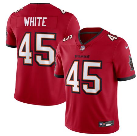 NFL Tampa Bay Buccaneers RedVapor Limited Jersey Devin White