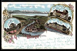 Litho Baden, Grand Hotel, Pensionat Belv