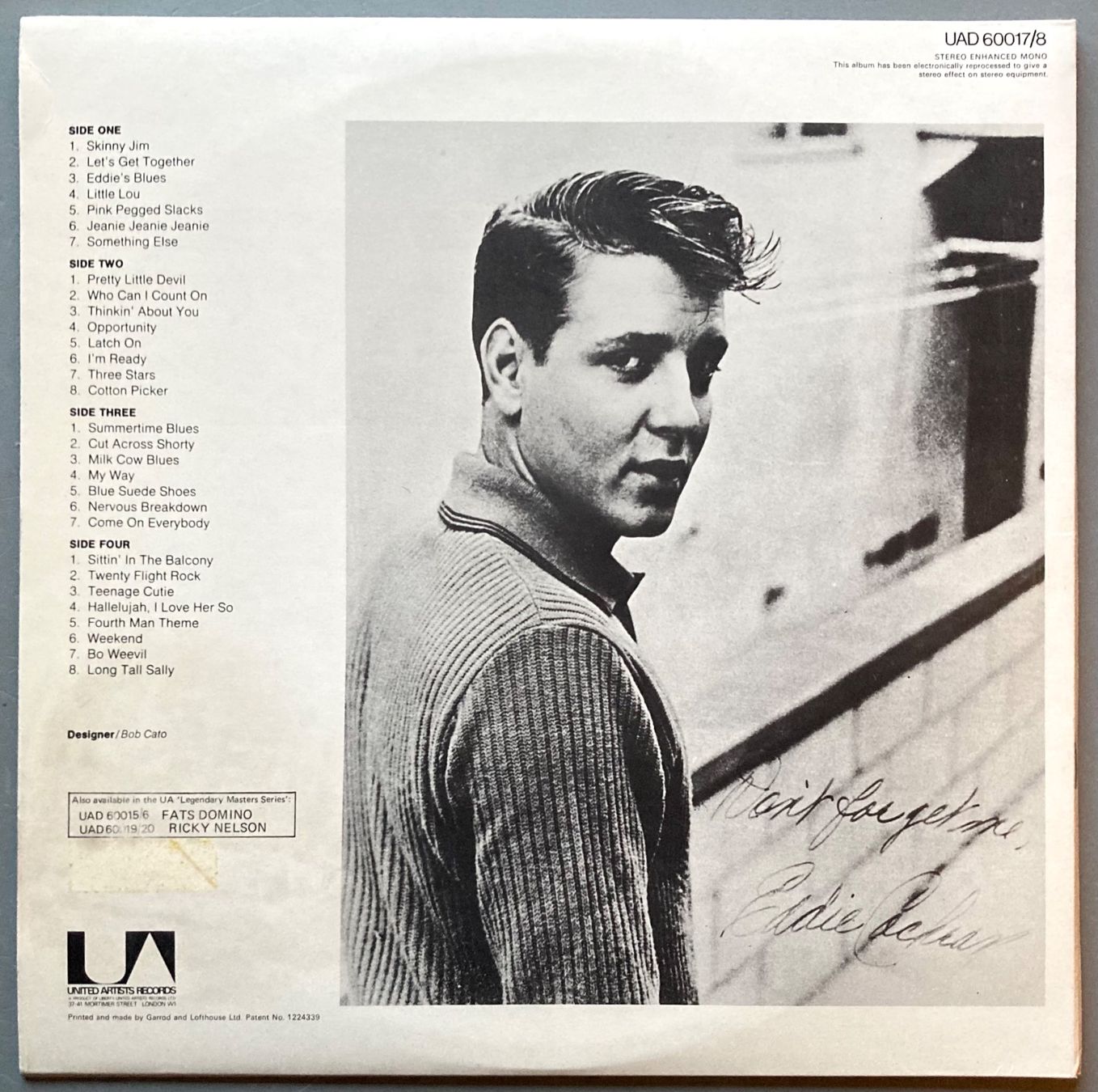 Dischi in vinile: EDDIE COCHRAN - LEGENDARY MASTERS SERIES – Usato da Poliez-Pittet venduto da Newtown-Records 1