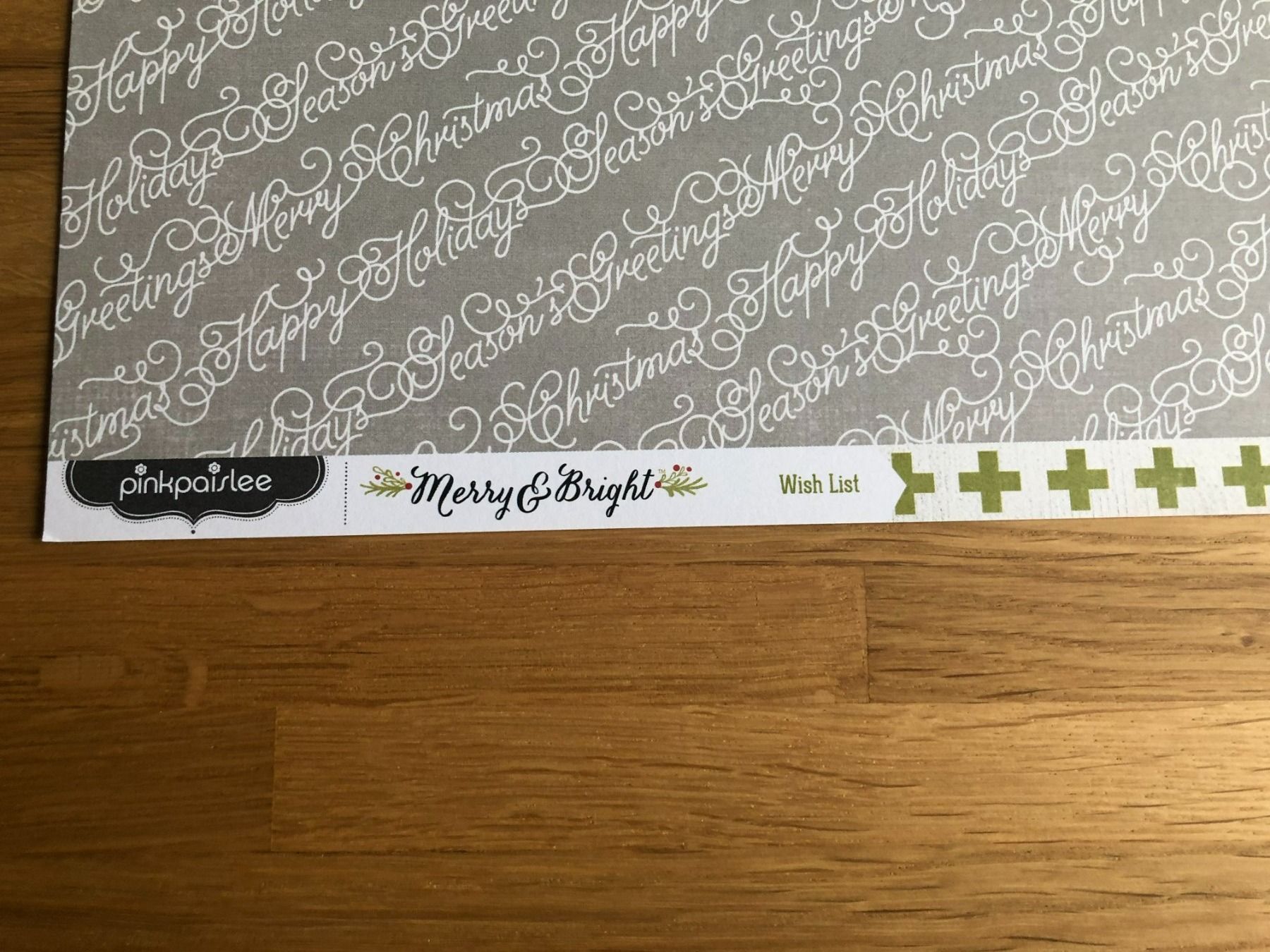 Carta: DP "Merry & Bright" - Pink Paislee - P25 – Usato da Neukirch (Egnach) venduto da muolen 2