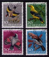 1969_J228-31_Pro Juventute EINHEIMISCHE VÖGEL_offiz. ET Bern
