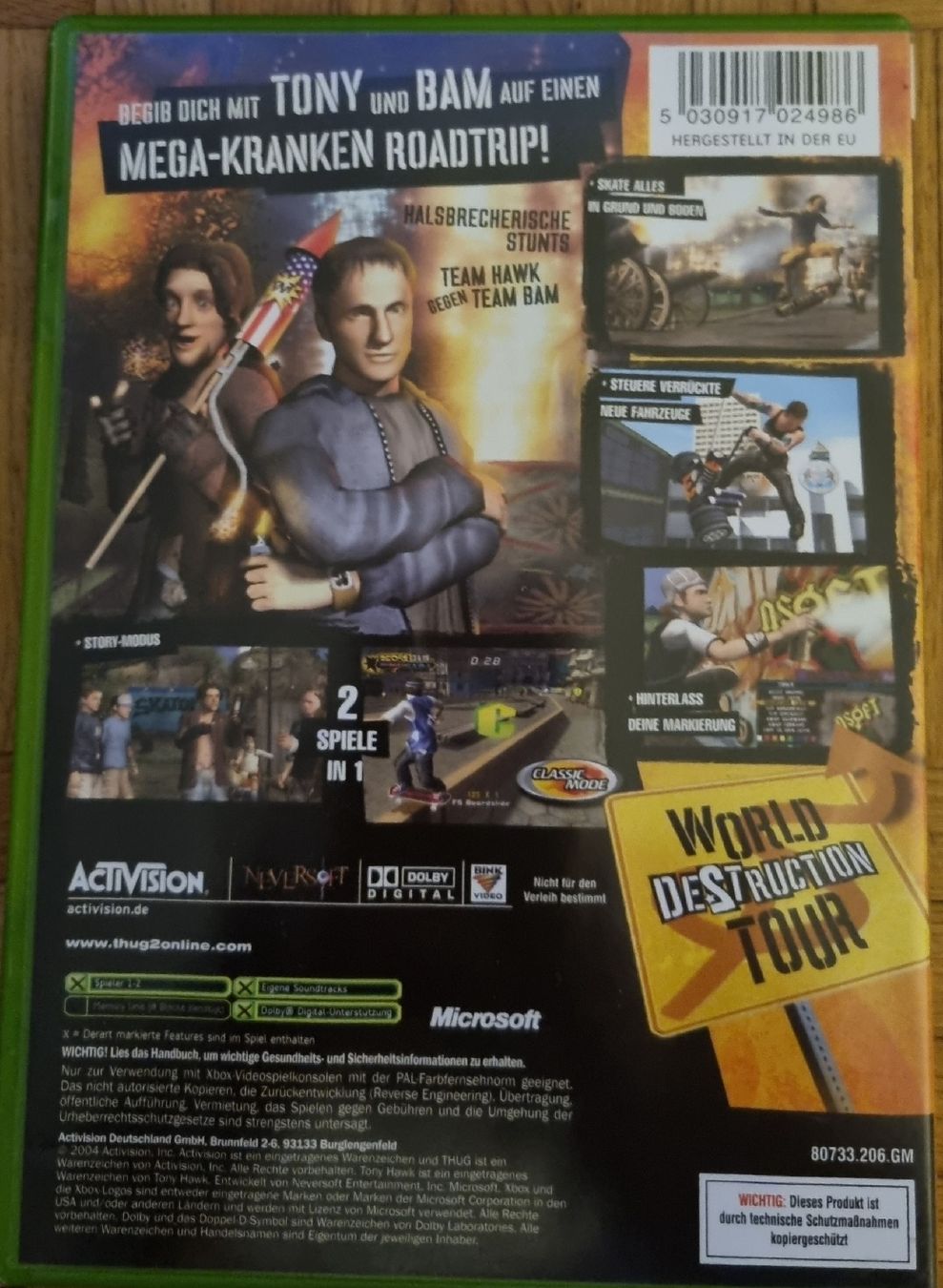 Microsoft Giochi: Tony Hawk's Underground 2 Xbox Spiel – Usato da Kaiseraugst venduto da archstud 1