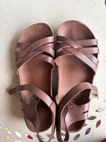 Sandaletten Leder braun Grösse 39 guter Zustand