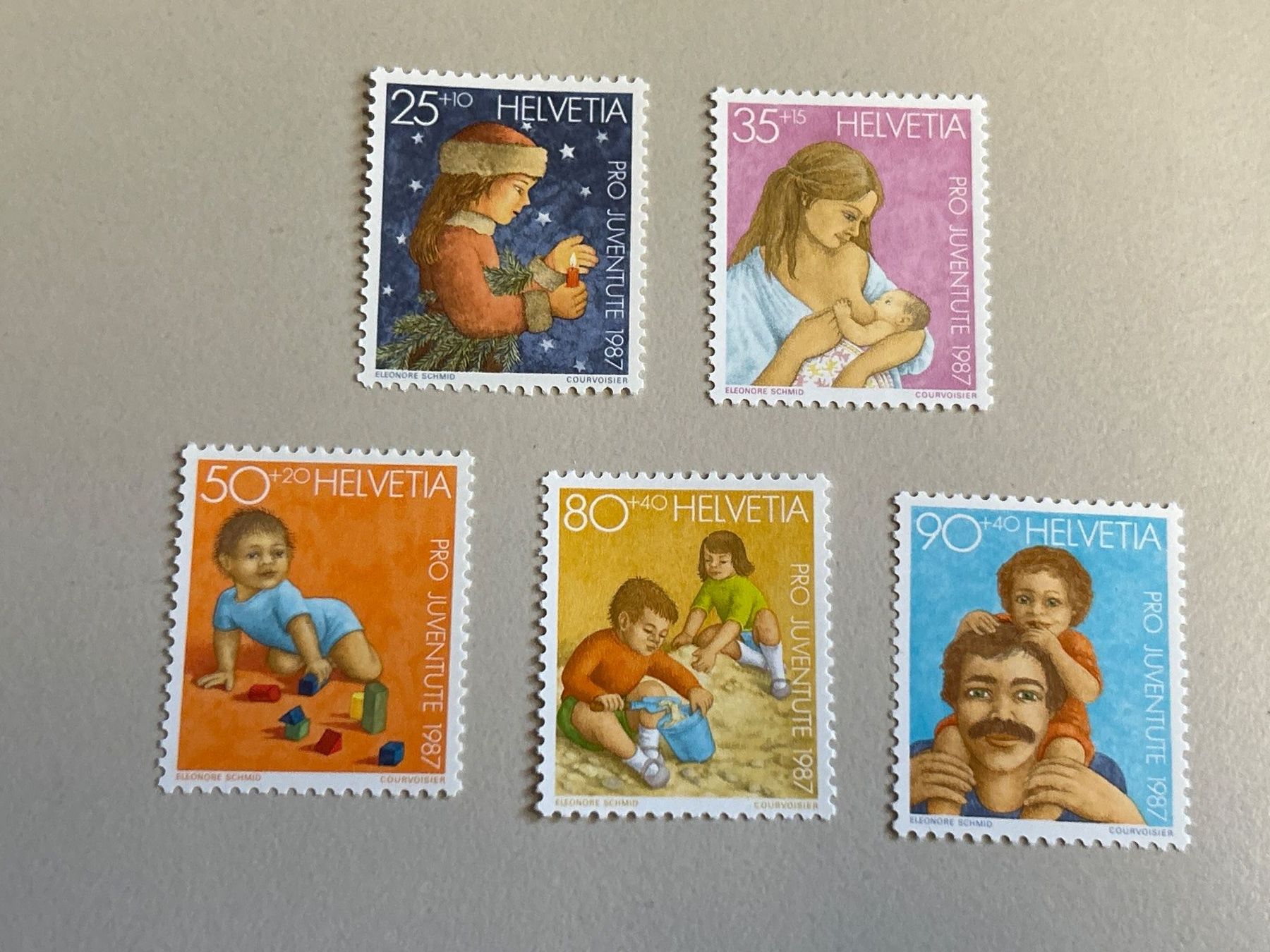 Tutti i francobolli: Briefmarke - Schweiz - Pro Juventute 1987 - postfrisch – Nuovo (secondo la descrizione) da Villnachern venduto da RicardoMary