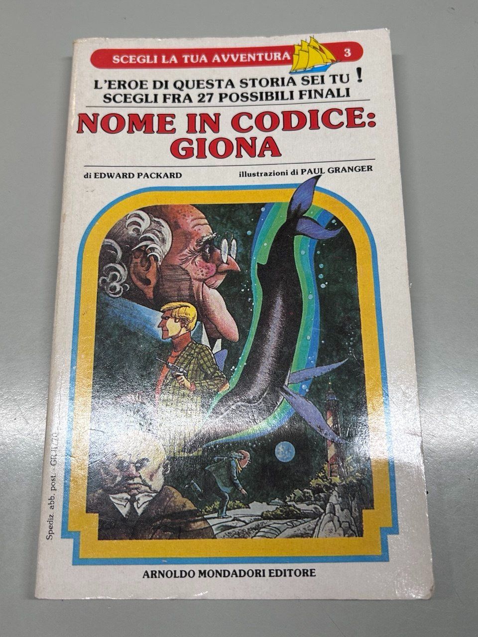 Bücher: N. 3 "Nome in codice: Giona" - Edward Packard 1987 – Gebraucht aus Giubiasco von LorisVale