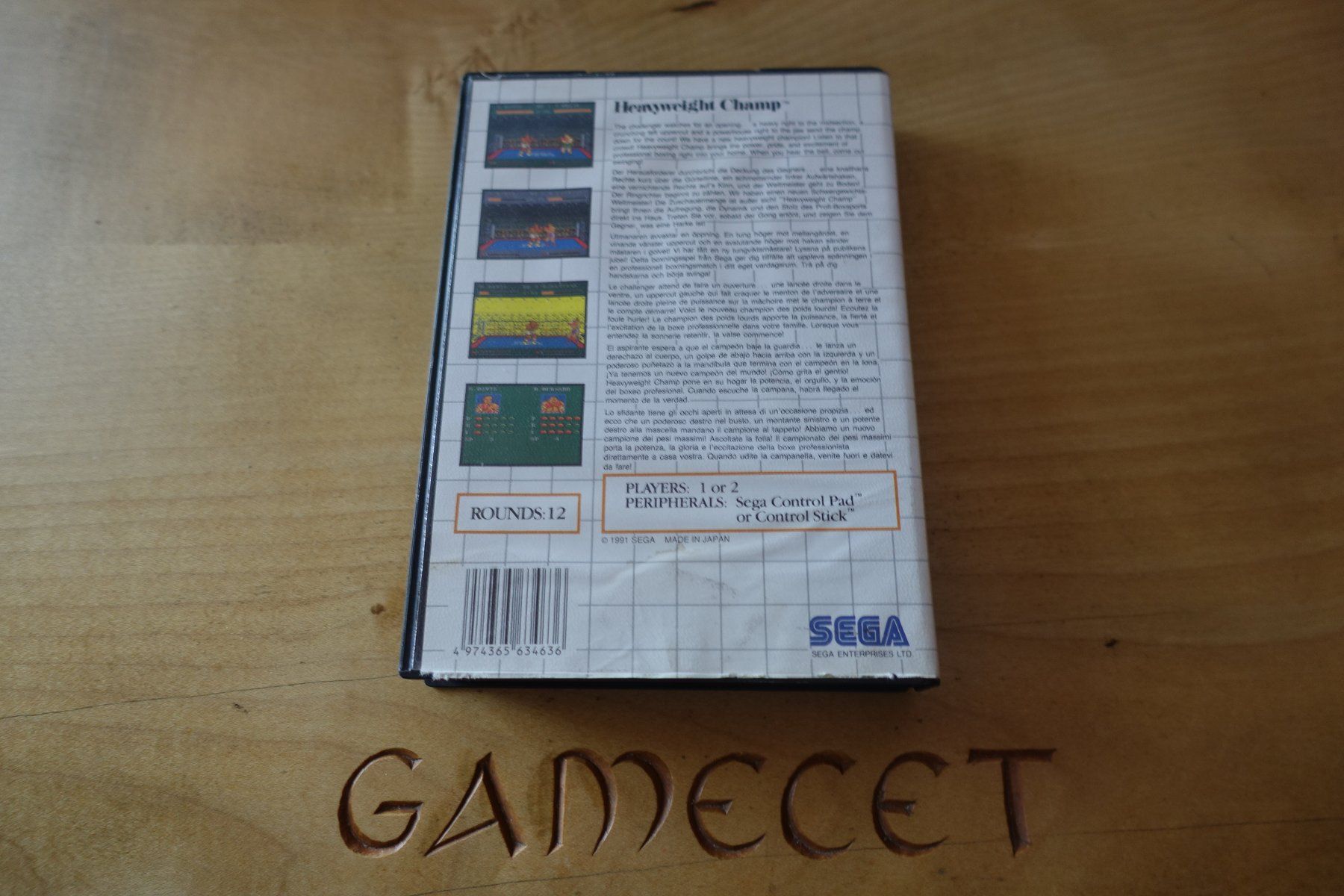 Sega Giochi: Heavyweight Champ - Sega Master System – Usato da Steinach venduto da Gamecet 2