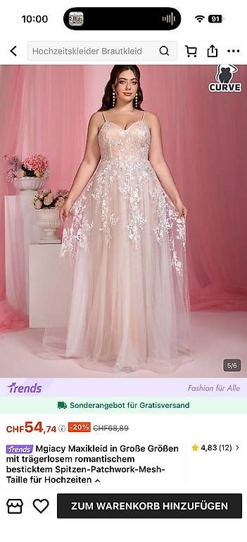Vestiti: Wunderschönes Kleid -NEU – Usato da Zürich venduto da Nala76