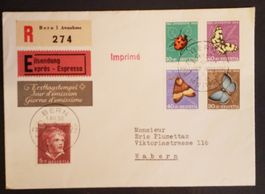 B294) 1952, Pro JUVENTUTE  FDC Satz Kt.120.-