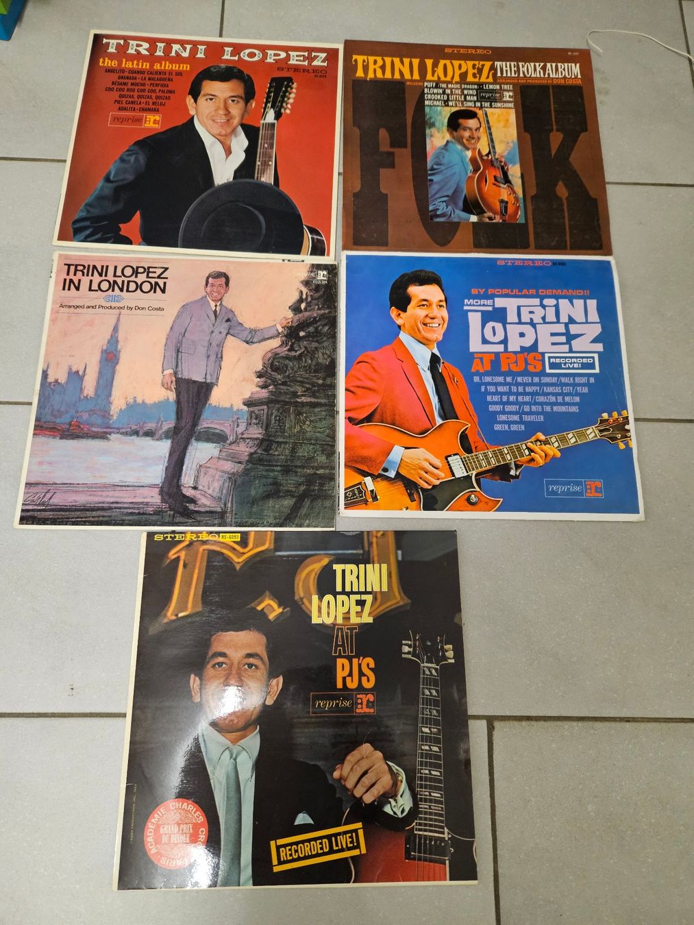 Dischi in vinile: Trini Lopez Schallplatten Sammlung - 5 Stück – Usato da Fisibach venduto da sare01