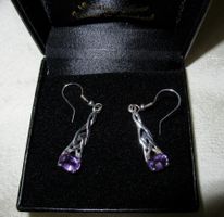 Ohrhänger mit Amethyst aus Schottland