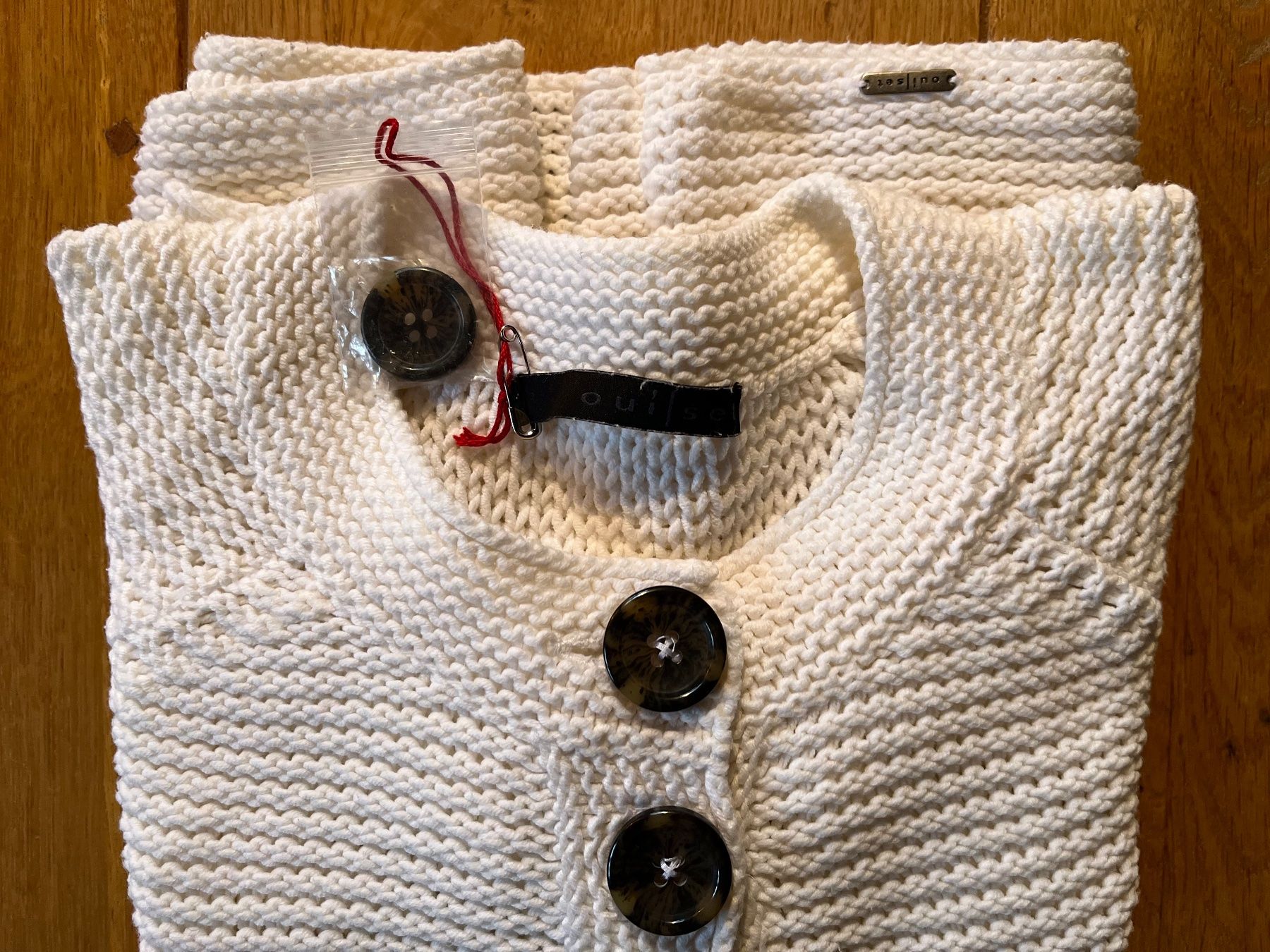 Pullover & Sweatshirts: Wunderschöner Sommer-Strickpulli - Cardigan der Marke OUI – Gebraucht aus Arbon von KaSaBo 7