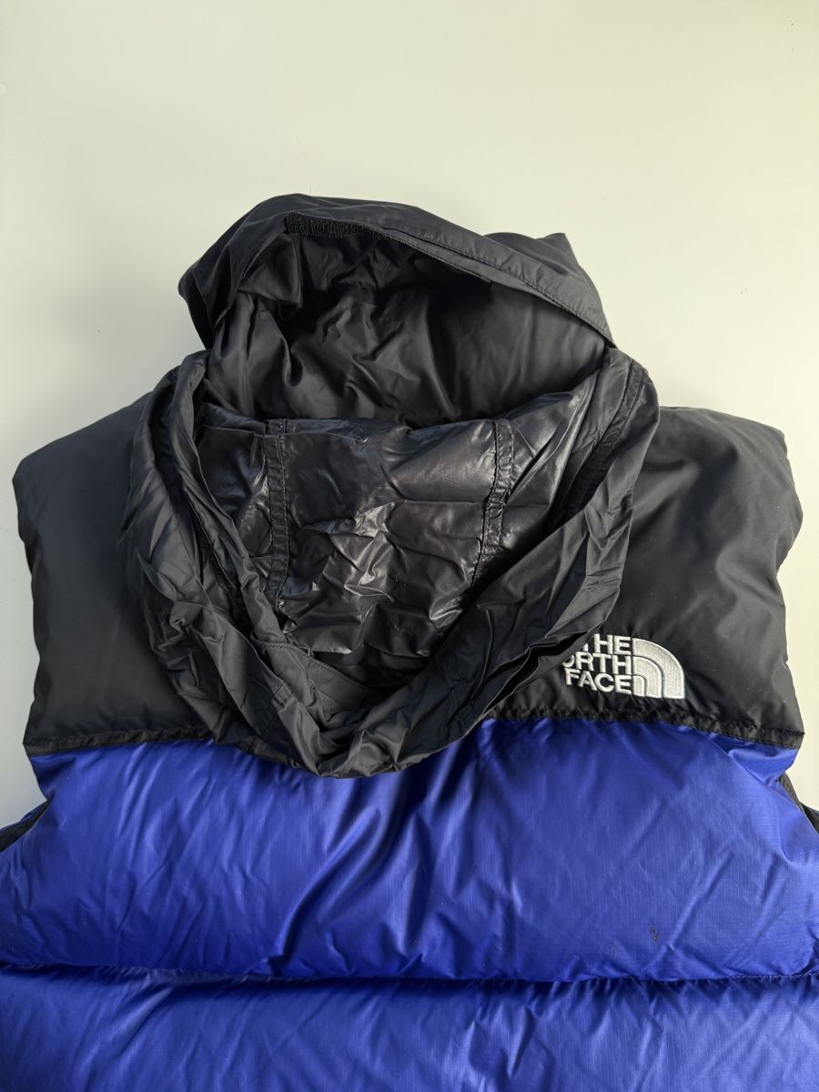 North Face Gilets & Westen: The North Face Puffer-Weste Retro Nuptse 700 - Blau/Schwarz – Gebraucht aus Herisau von rico.sn25 3