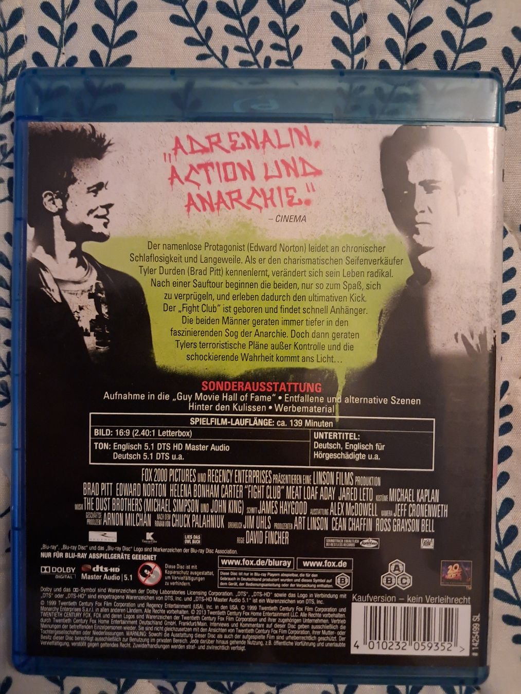 Tutti i DVDs: Fight Club - Uncut – Usato da Eschlikon TG venduto da Rare_Ware 1