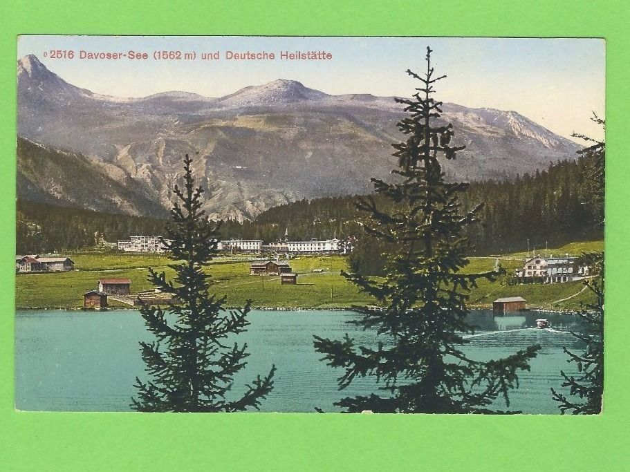 Cartoline postali: Davosersee m. d. deutschen Heillstätte – Nuovo (secondo la descrizione) da Zürich venduto da t24_de