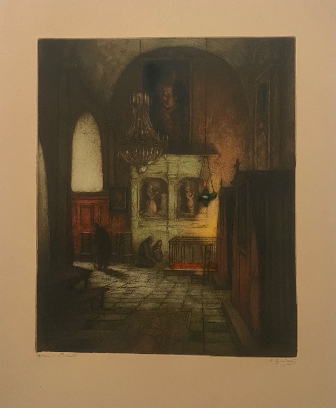 Grafica & Litografie: Albert Geudens, handsigniert – Usato da Rain venduto da Pic-Ass