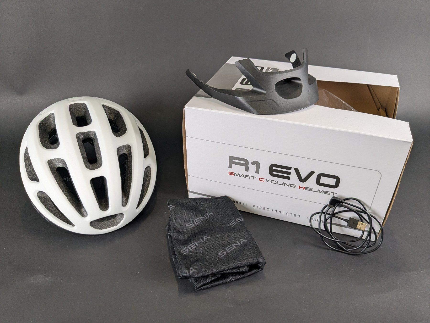 Sena Helme: SENA R1 EVO Velohelm – Neu (gemäss Beschreibung) aus Dintikon von Restwert_Dintikon