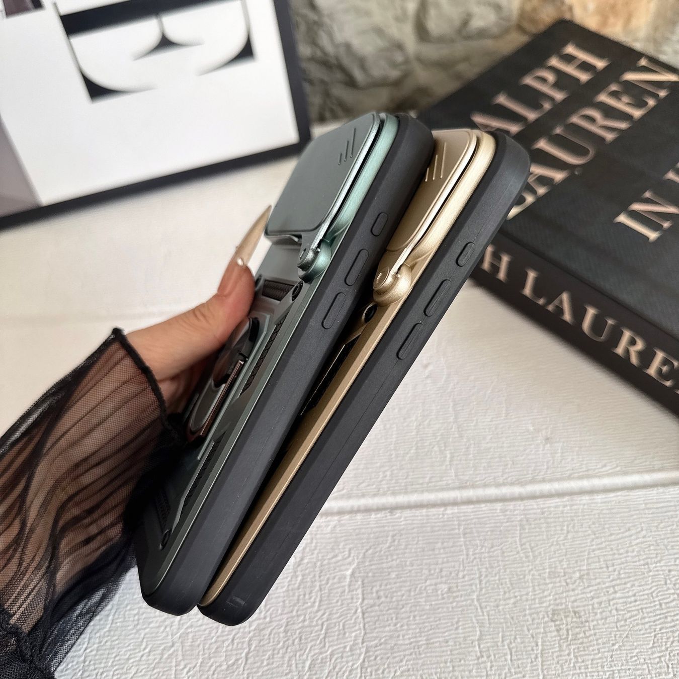 Apple Coques & Protection écran: Apple iPhone Schutzhülle mit Kameraabdeckung & Ringhalter – Neuf (Voir description) à Turgi par JULIEKAUF 6