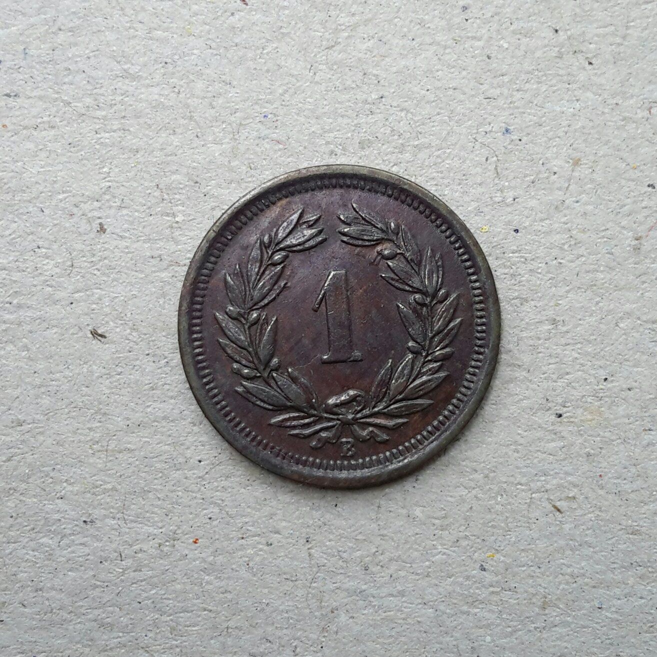 Toutes les monnaies: 1 Rappen 1900 , Bronze . – D'occasion à Burgdorf par Olli.34 1