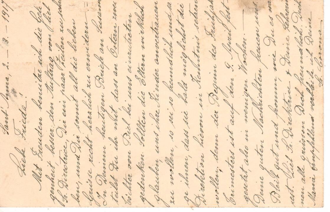 Ansichtskarten: Jstituto St.Anna Lugano 1917 – Gebraucht aus Wolhusen von Curver9 1