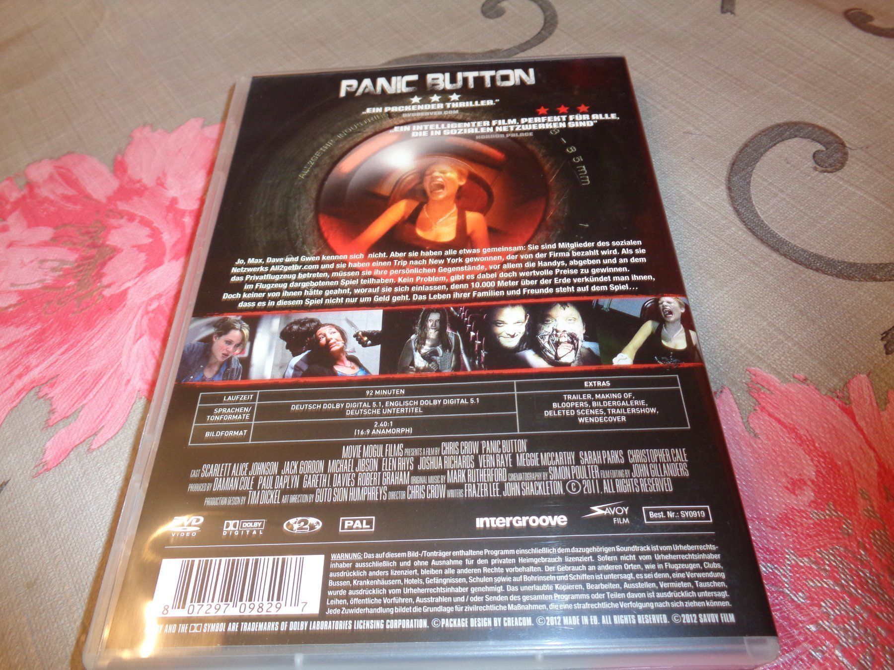 Tutti i DVDs: Panic Button DVD – Usato da Olten venduto da Disc-Verkauf 2