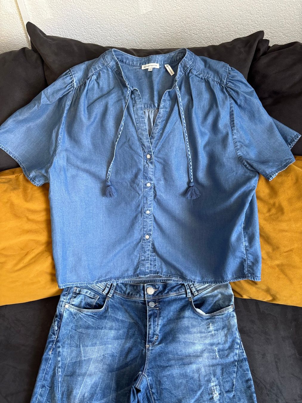 Tom Tailor Camicette: TOM TAILOR Jeansbluse neuwertig – Nuovo (secondo la descrizione) da Merishausen venduto da yourdream 3