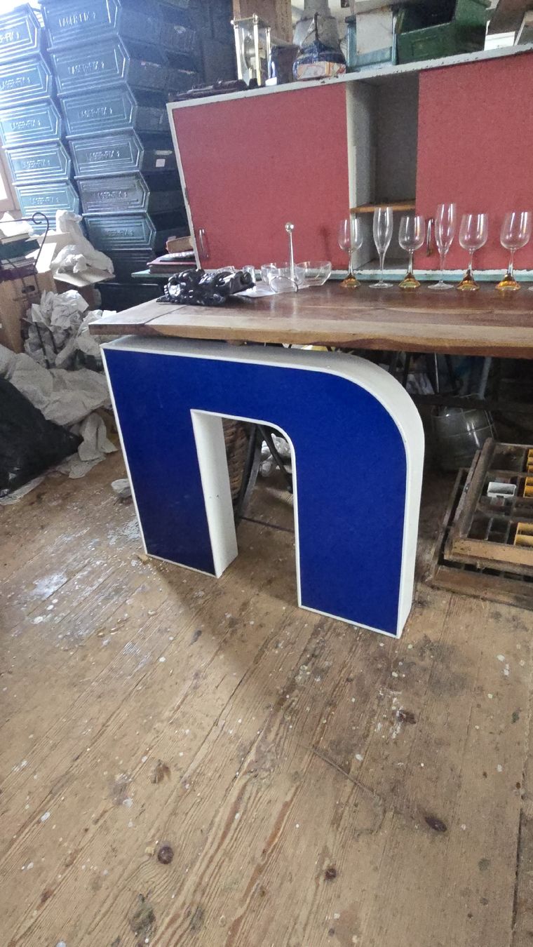 Tutte le decorazioni: Grosser Buchstabe N, blau/weiss – Usato da Oberaach venduto da Wicktrade