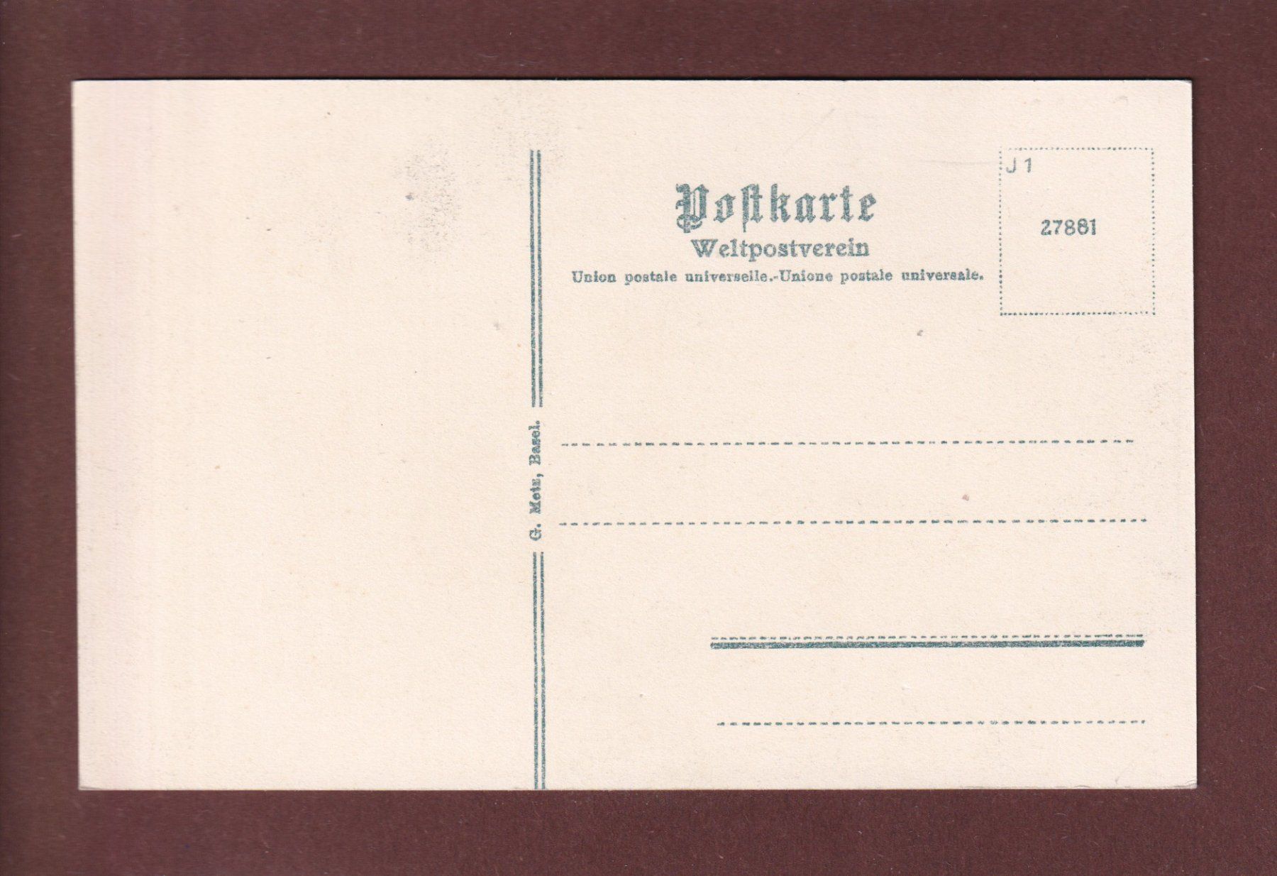 Cartoline postali: ST. GALLEN - Partie an der Kornhausstrasse – Usato da Pully venduto da nicecards 1