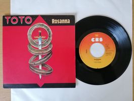 TOTO -- Rosanna / It's A Feeling Single 7" Vinyl
