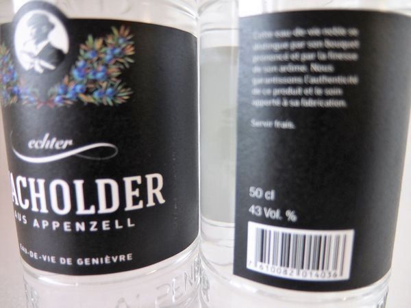 Spirituosen: 2x Echter Wacholder Appenzell  43% 50cl. – Neu und originalverpackt aus Wöschnau von Vinsale 2