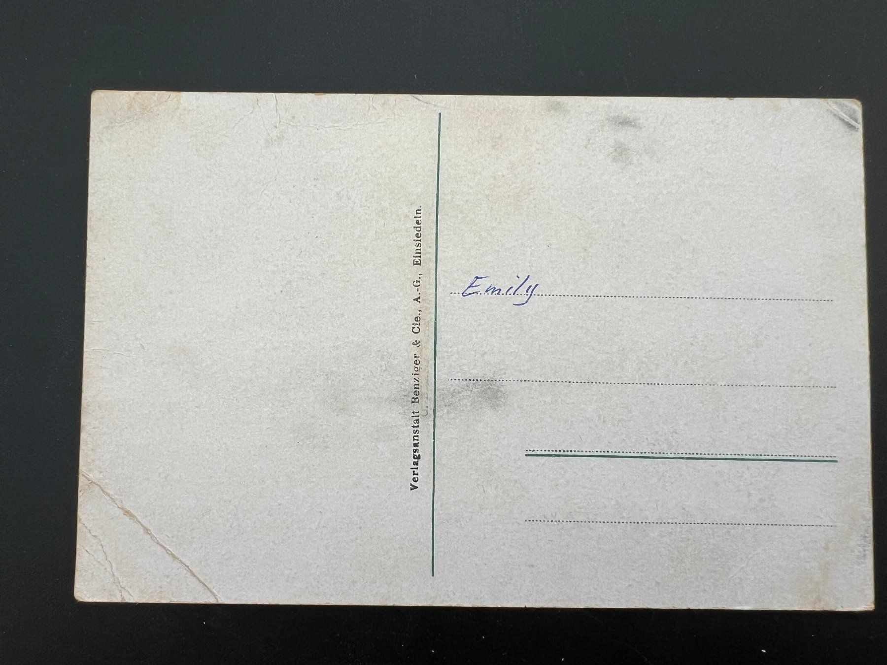 Cartoline postali: Ansichtskarte Einsiedeln alter Stich ca. 1900  (V144) – Nuovo (secondo la descrizione) da Hinwil venduto da Sidi4 1